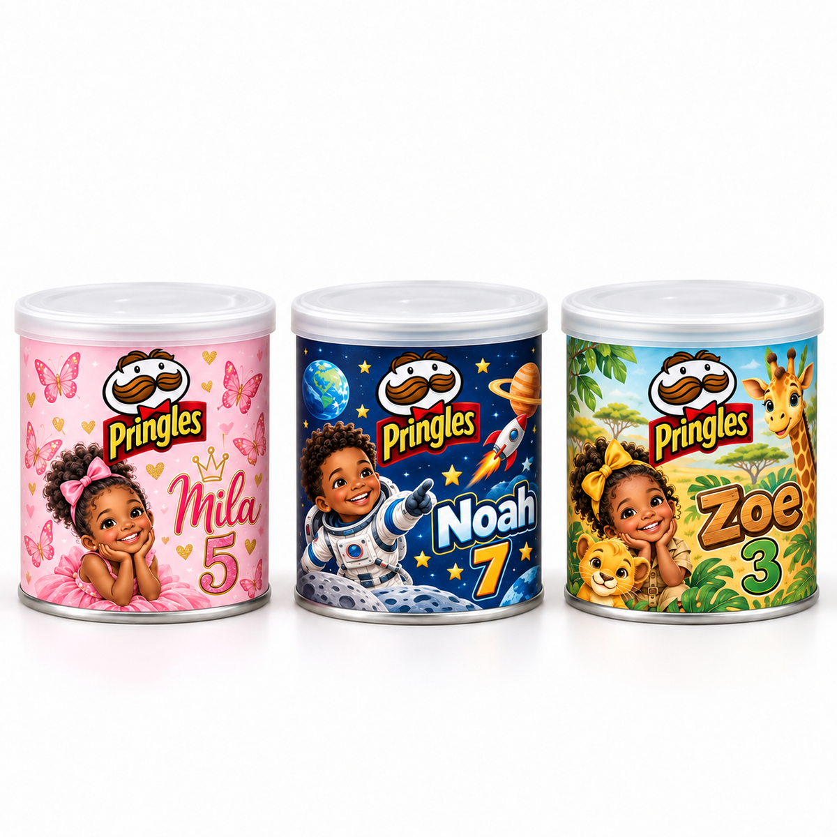 Personalized Pringles Party Favors