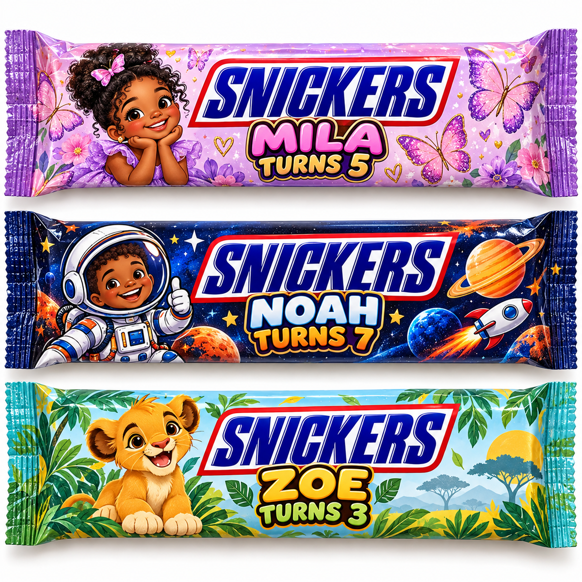 12 Personalized Snickers Bars