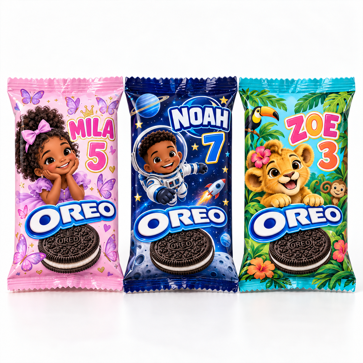 12 Custom Oreo Snack Wrappers