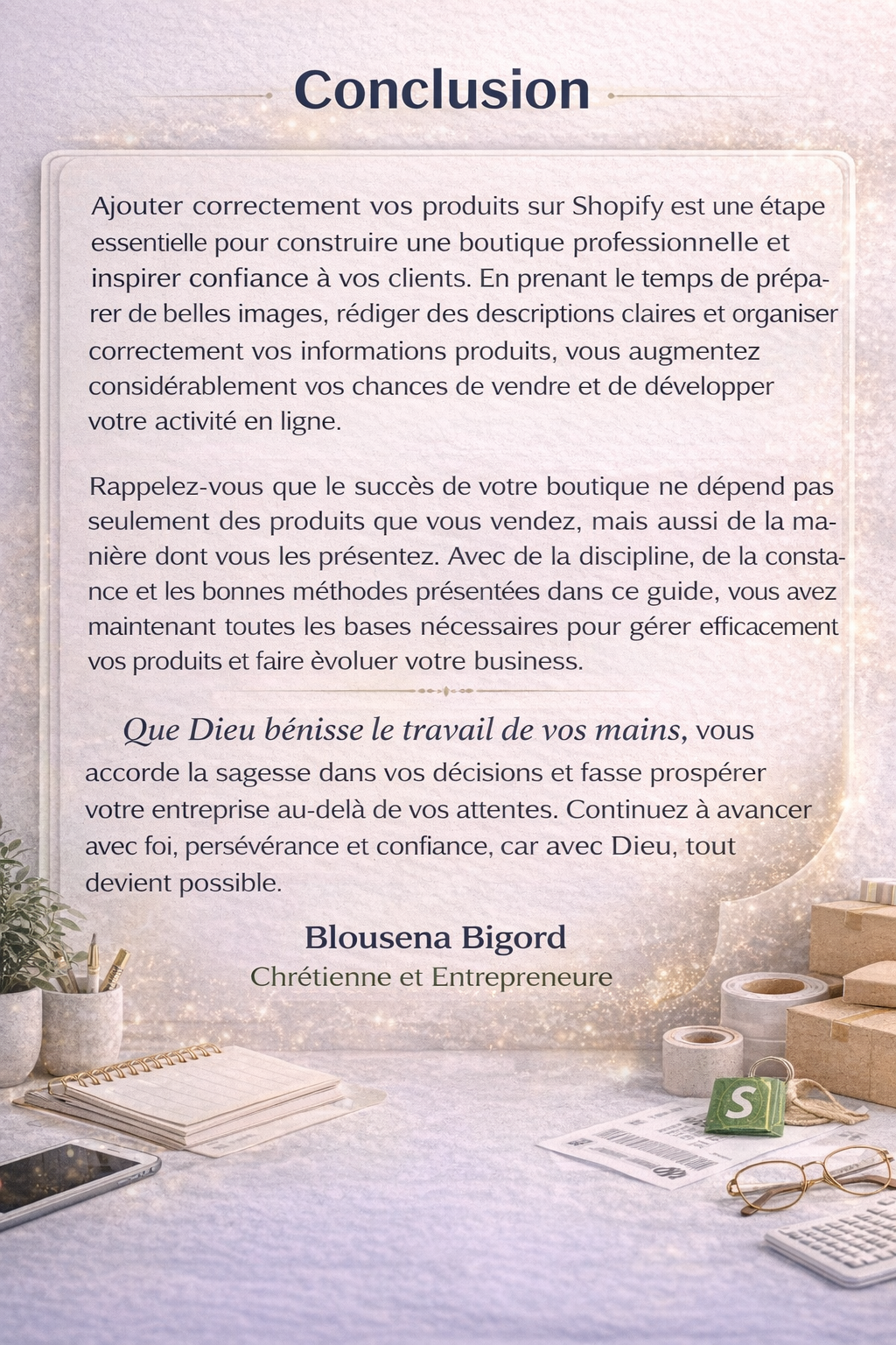 Guide Shopify – Comment Ajouter des Produits.   par Blousena Bigord