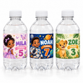 Custom Mini Water Bottle Labels — Labels Only
