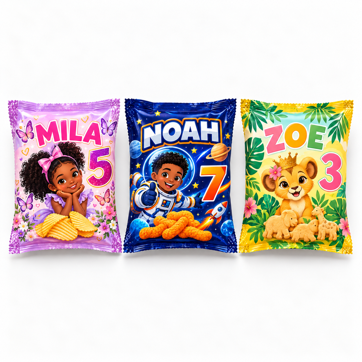 12 Custom Chip Bags