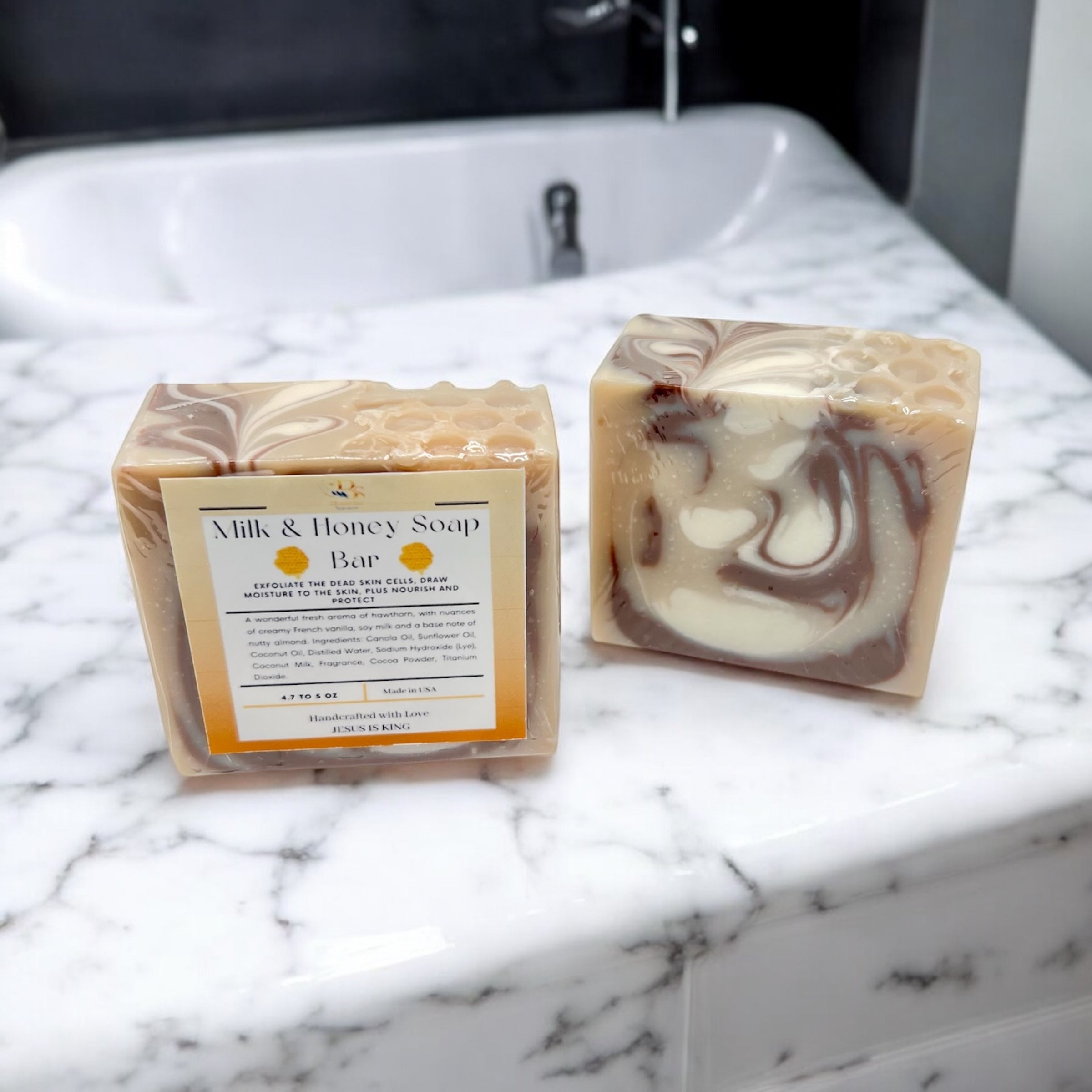 Milk & Honey Soap Bar (Vegan)