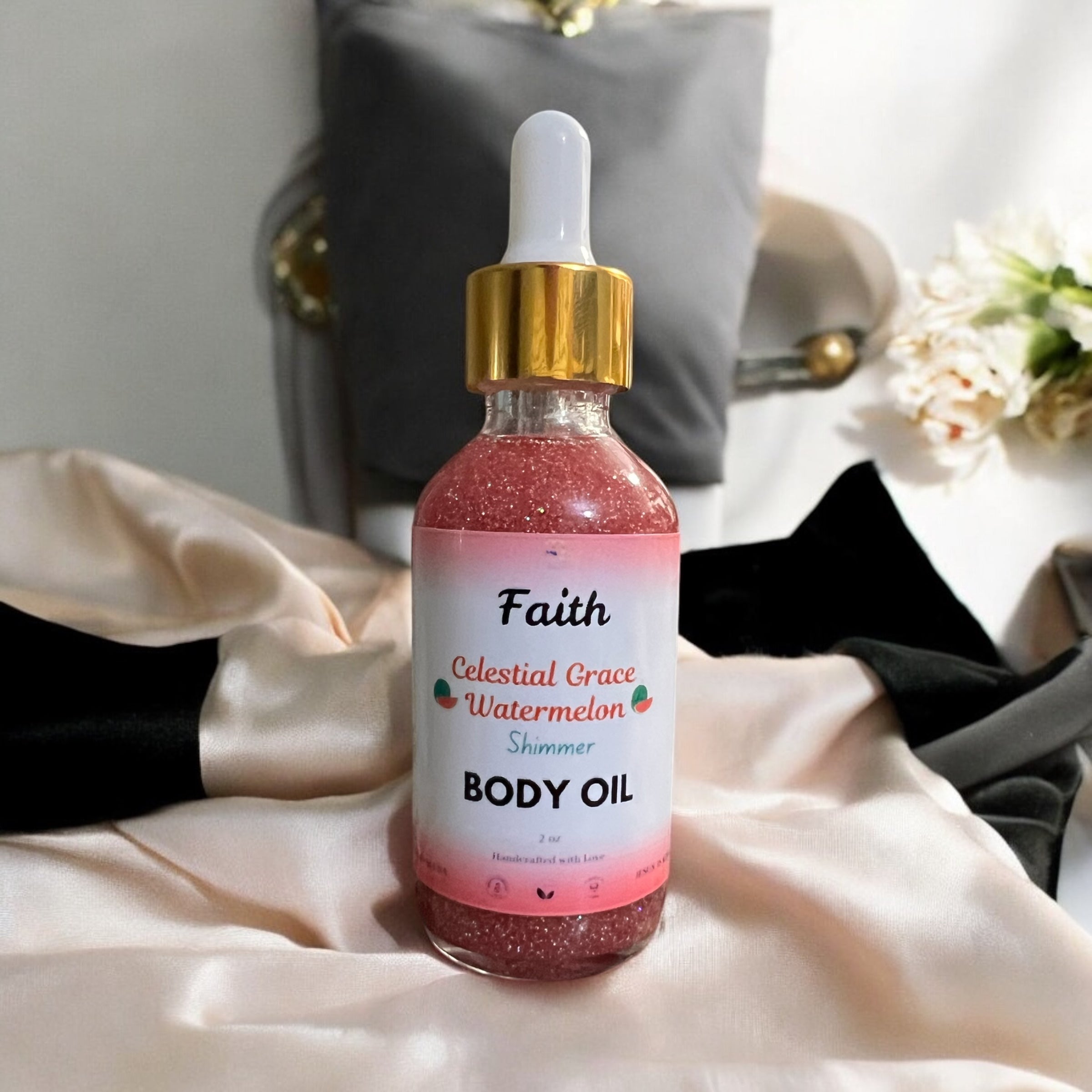 Celestial Grace Watermelon Shimmer Body Oil