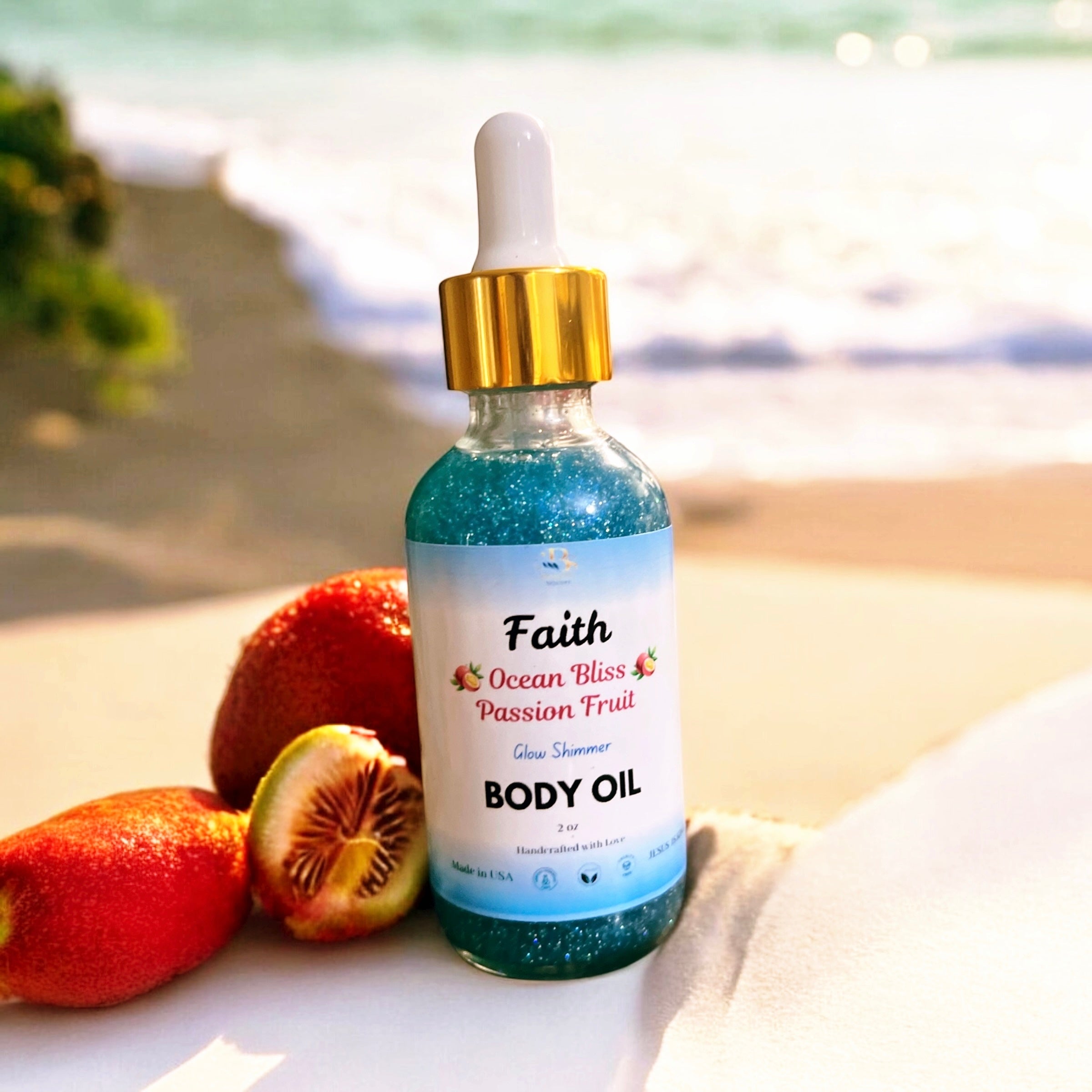 Ocean Bliss Passion Fruit Shimmer Body Oil